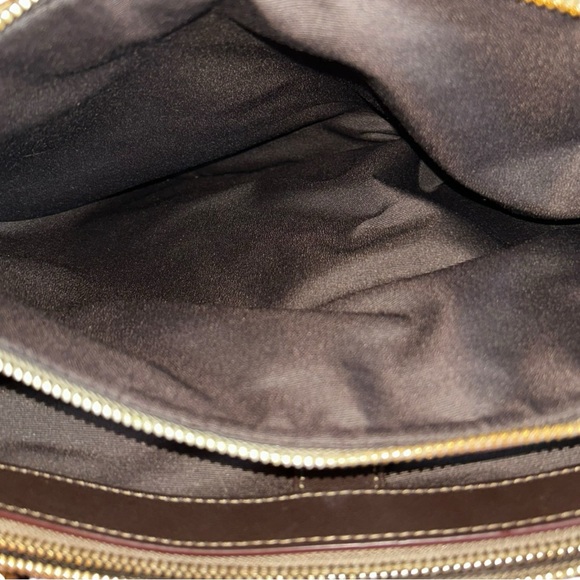 NWOT Coach Christie Carryall Signature Canvas Tote Brown Monogram + COA - Picture 9 of 14